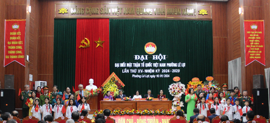 Đại hội MTTQ Việt Nam phường Lê Lợi lần thứ XV, nhiệm kỳ 2024 - 2029